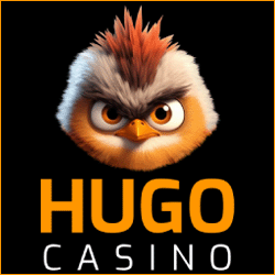 Hugo Casino 225% up to €$600 + 275 Free Spins