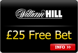 William Hill free &pound;25 no deposit betting bonus