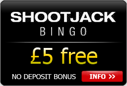 ShootJack Bingo free &pound;5 no deposit bingo bonus