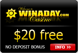 Win A Day Casino free $20 no deposit casino bonus