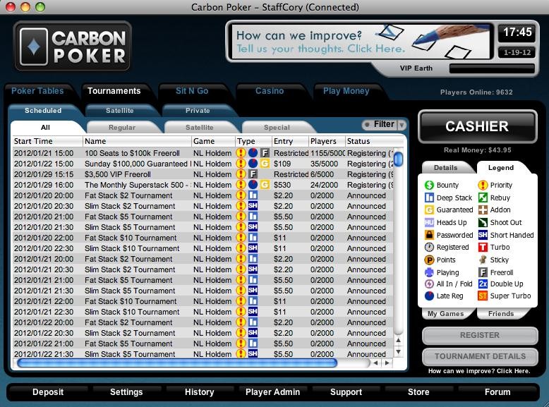 Carbon poker hud