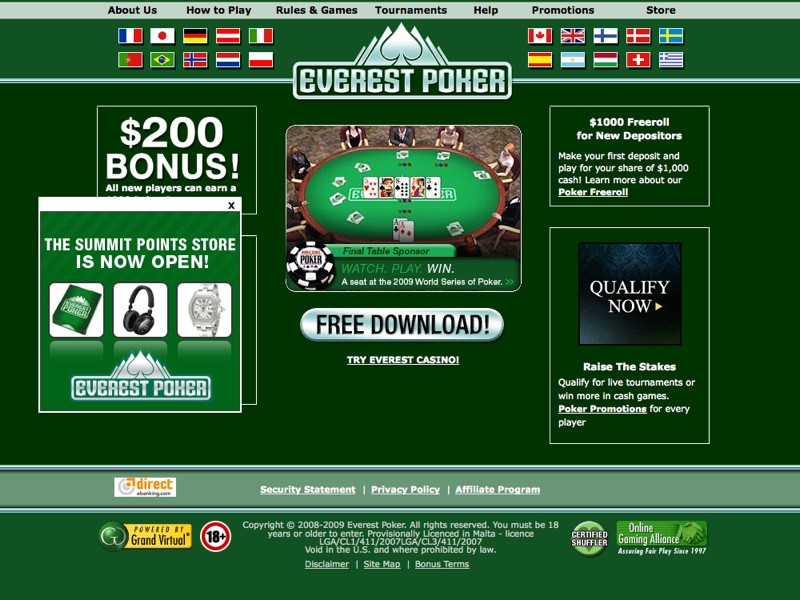 Everest poker review