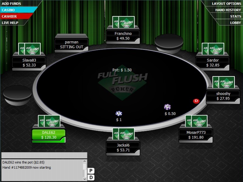 Poker flush in spanish