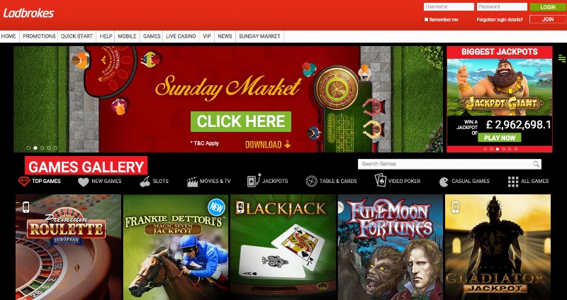 Онлайн Казино Ladbrokes