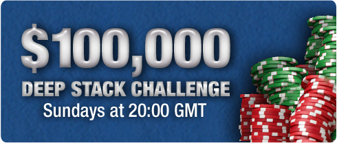 Pacific Poker $100,000 Deep Stack Challenge-  free seat