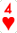 4 of hearts