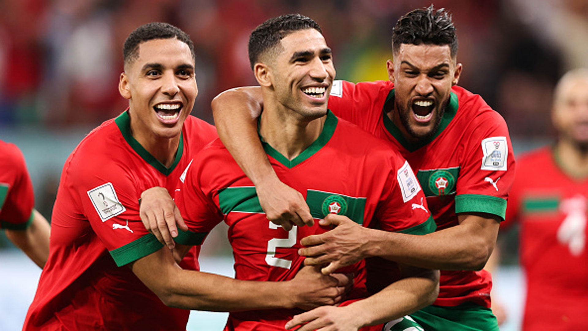 Morocco fans celebrate historic World Cup victory over Spain