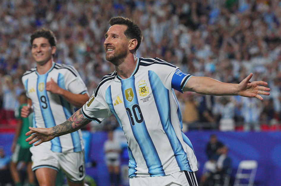 Lionel Messi scored his 16th World Cup goal exactly 20 years after netting his first, against Serbia and Montenegro at the 2006 FIFA World Cup.