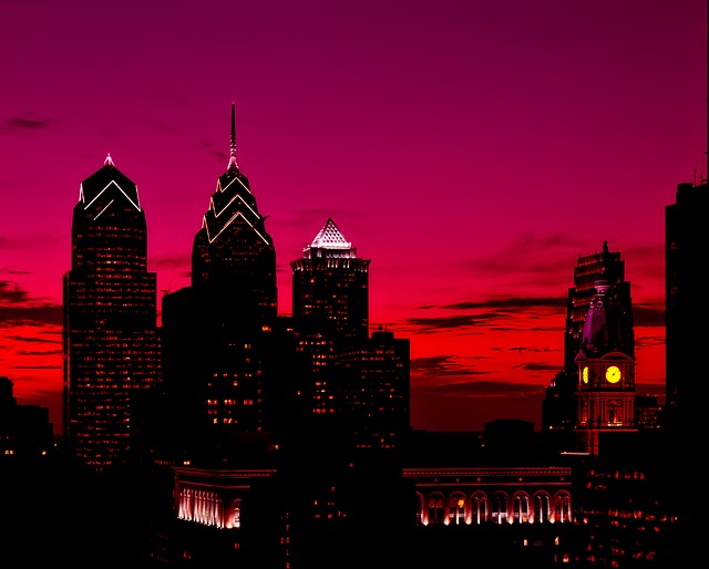 picture of Philadelphia skyscrapers 