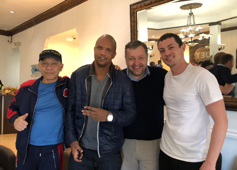 From left to right: Paul Phua, Phil Ivey, Tony G and Tom Dwan