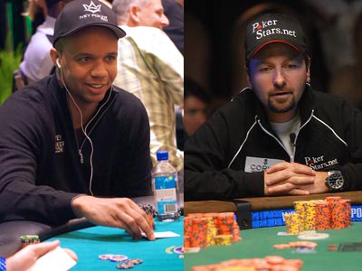 Phil Ivey and Daniel Negreanu