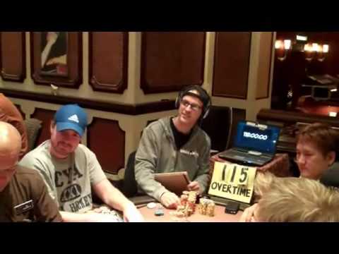 Phil Laak on left side of laptop Phil Laak on left side of laptop