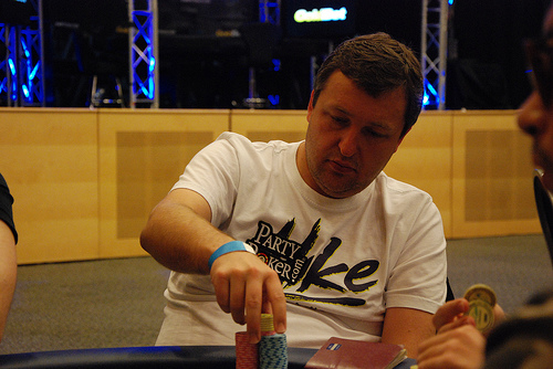 Tony G at 2012 WPT Malta, where he finished 10th place for € 6,150)