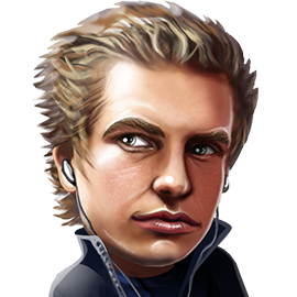 The avatar Viktor Blom will use on Unibet