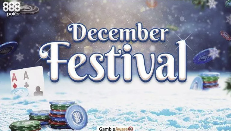 888poker - Win a Share of $8,000 in the December Festival