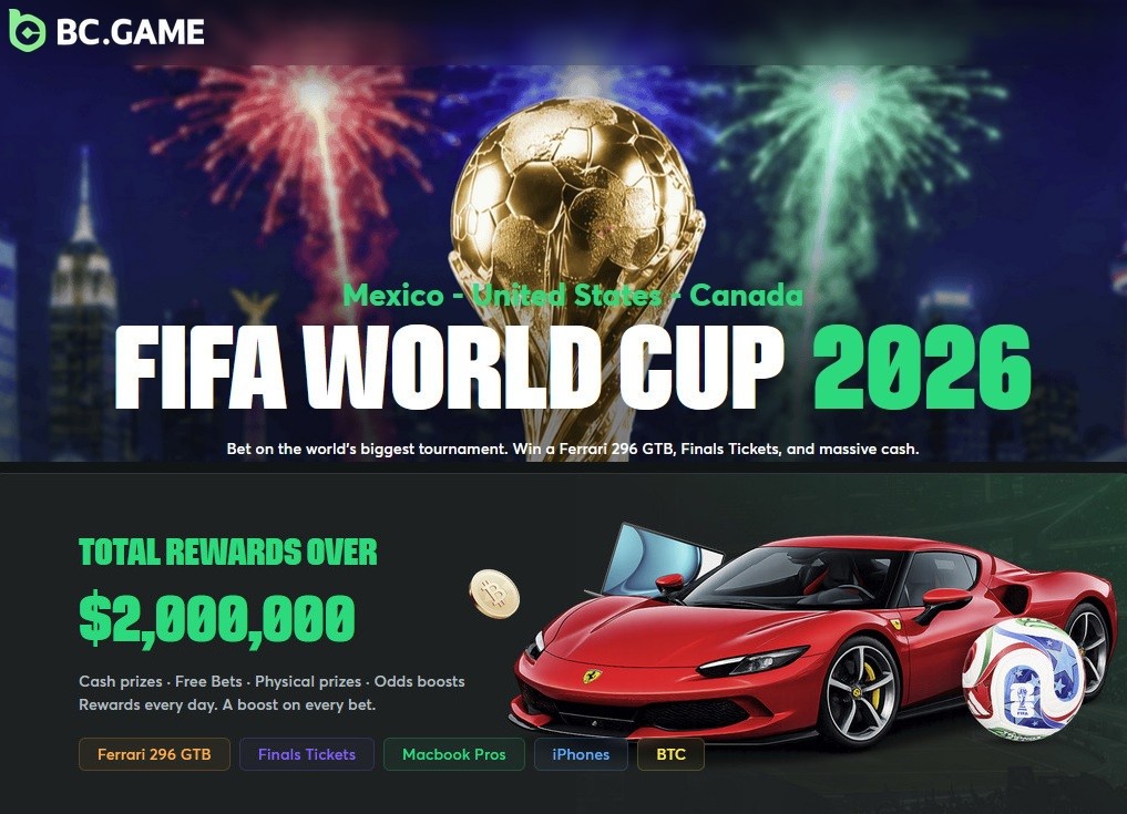 BC.GAME unveils FIFA World Cup 2026 Campaign with over $2 Million in Prizes
