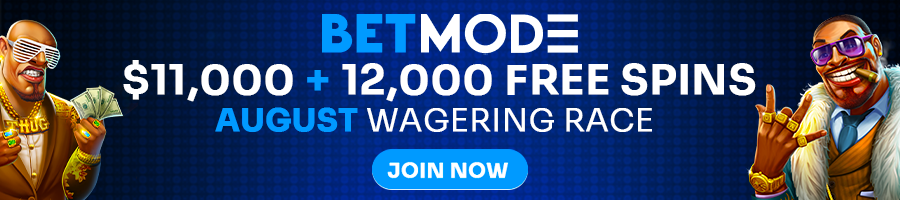 $11,000 + 12,000 Free Spins – August Wagering Race $11,000 + 12,000 Free Spins – August Wagering Race