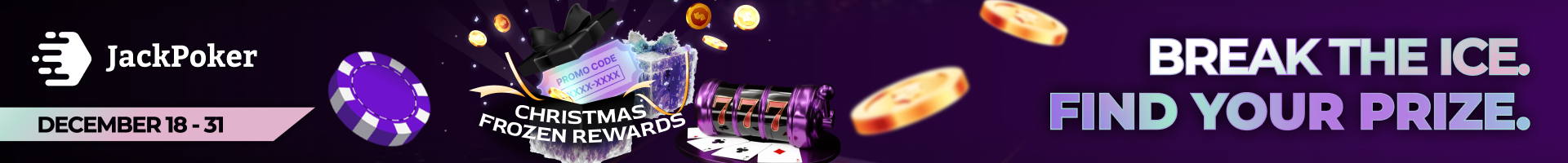 Christmas Frozen Rewards Break open $100 in bonuses!