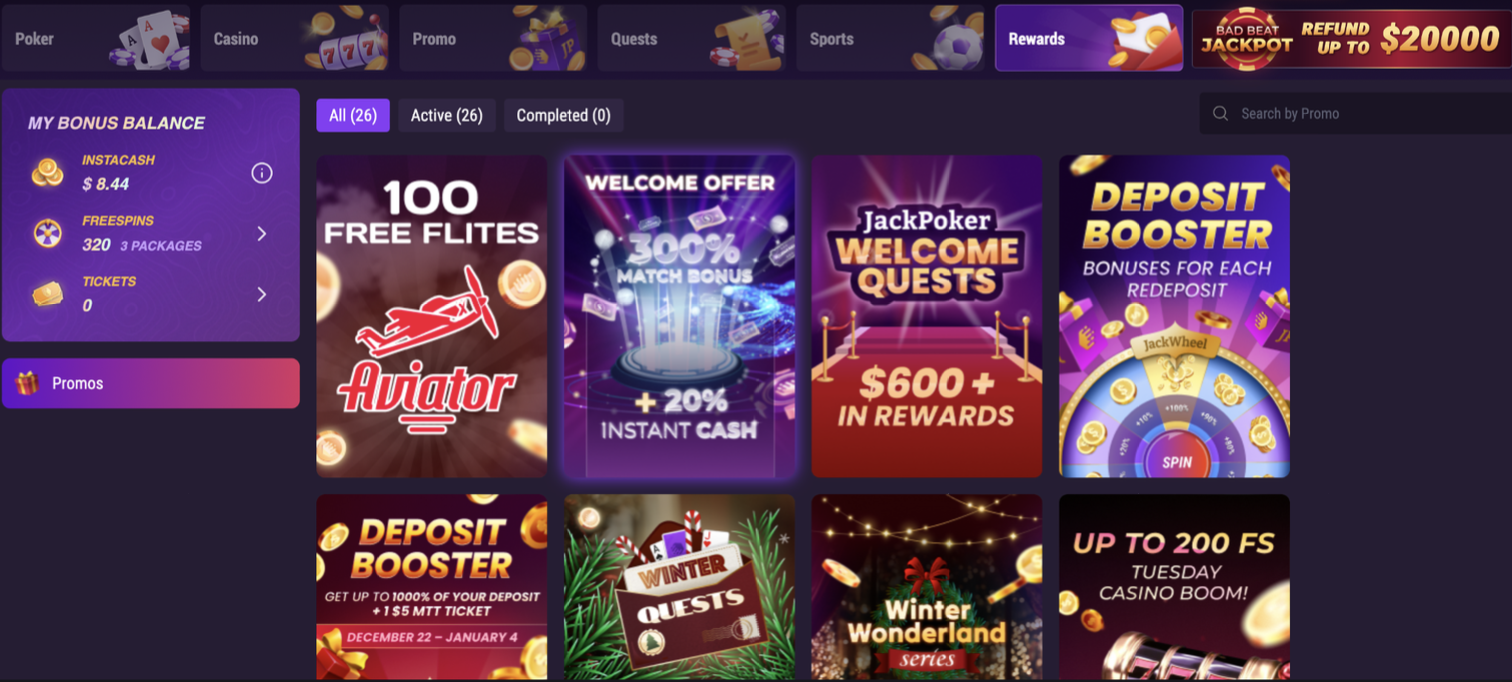 JackCasino is now brighter, smoother, and more powerful