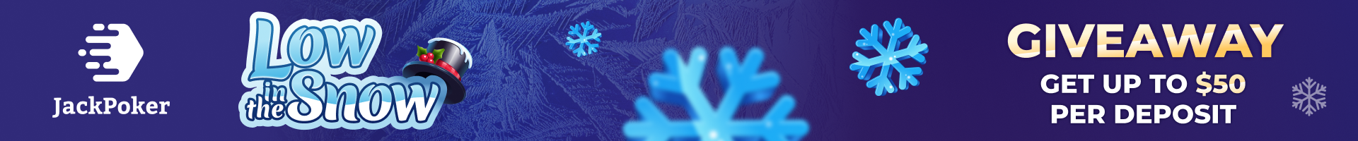 Exclusive giveaway from JACKPOKER - just for new players!