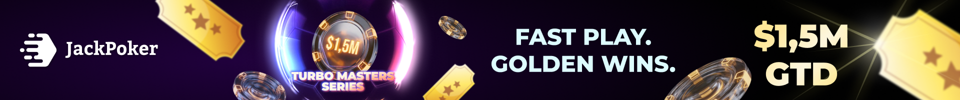 JackPoker: Turbo Masters Welcome Ticket (May 27 - June 4)