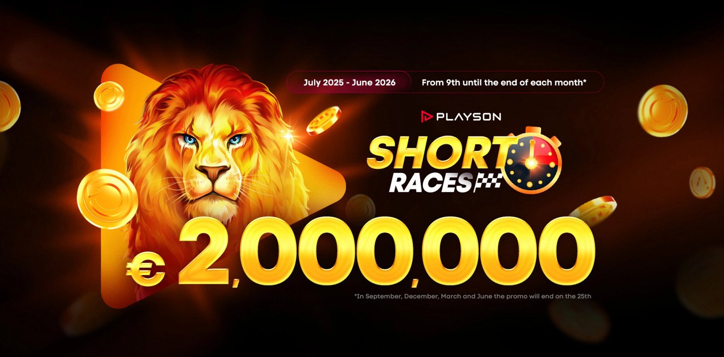 Playson Mini Tournaments. Maximum Momentum. Massive Prizes. Playson Mini Tournaments. Maximum Momentum. Massive Prizes.