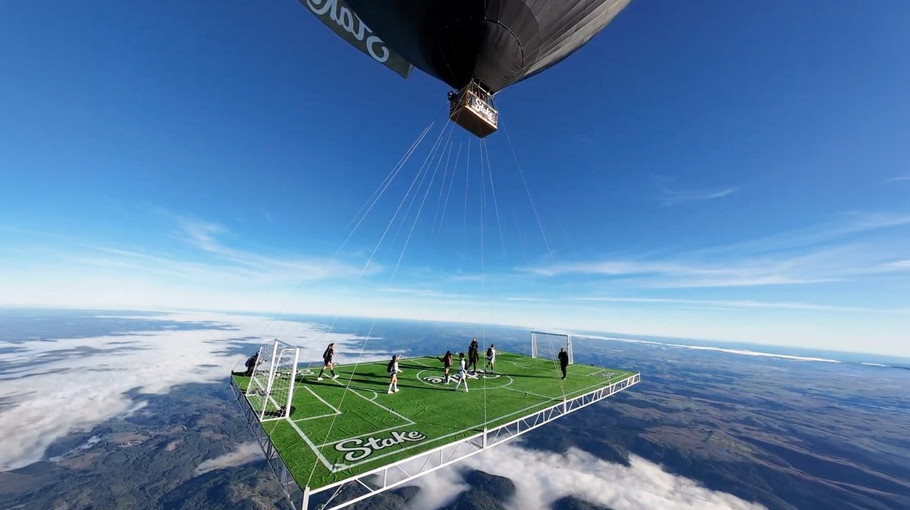 Stake launches Floating Football Match 10,000 Feet in Bold Summer Campaign