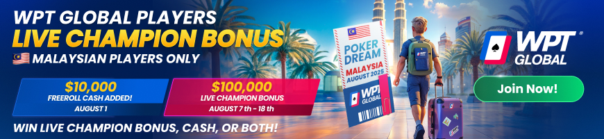 WPT Global Malaysia 100k Freeroll 2025 WPT Global Malaysia 100k Freeroll 2025