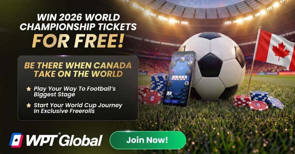 Players can qualify for VIP World Championship tickets starting from just $3.30 through a multi-stage satellite path, plus Freeroll routes open exclusively to Canadians!
