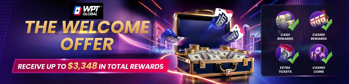 WPT Global launches New Welcome Offer worth $3,348 in Total Rewards