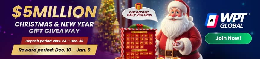 WPT Global Christmas Giveaway 2025