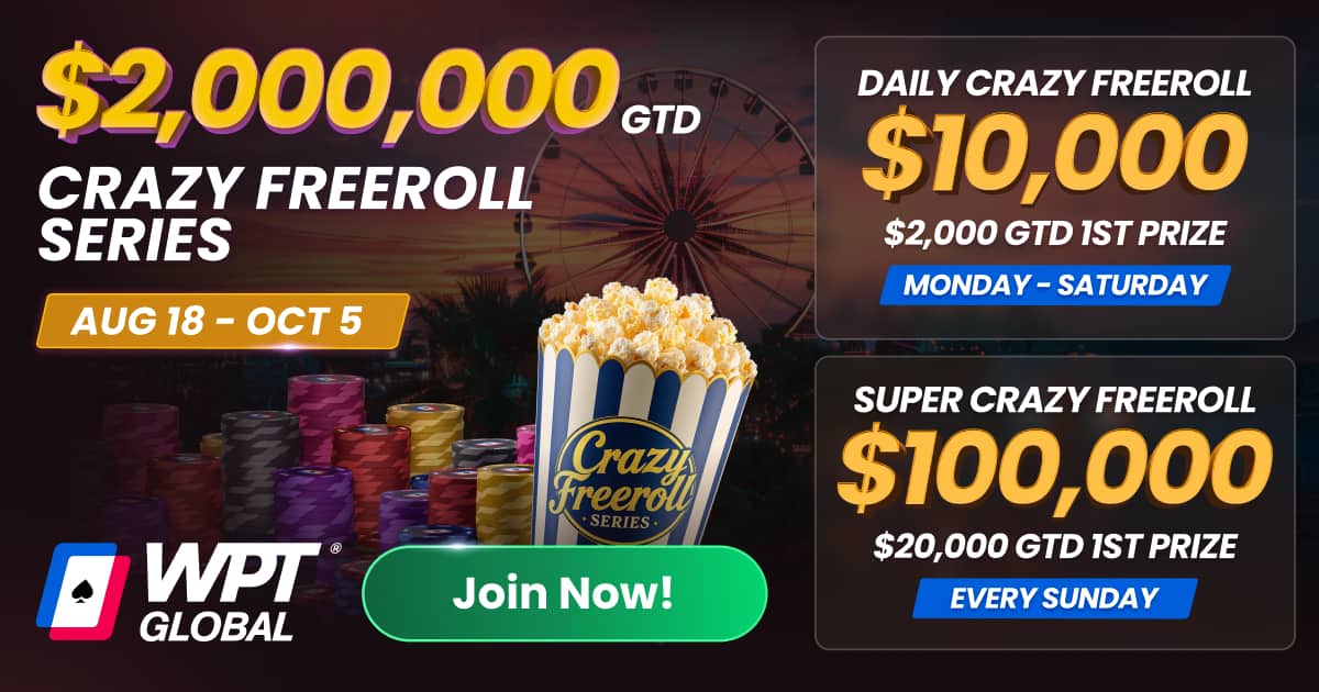 WPT GLOBAL Crazy Freerolls