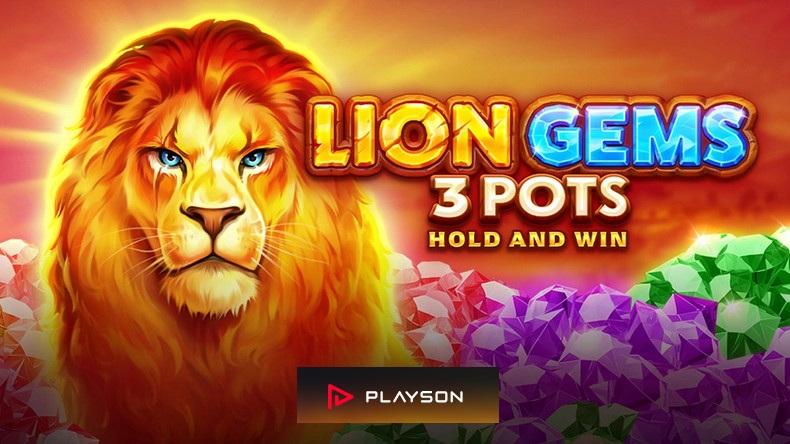 Lion Gems 3 Pots - Hold and Win (Playson) Lion Gems 3 Pots - Hold and Win (Playson)