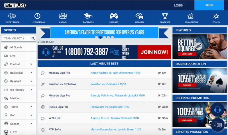 Betus sportsbook nba